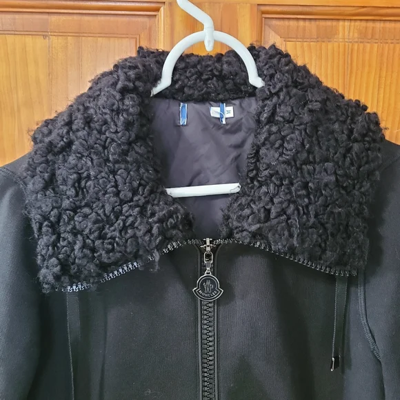 Moncler Maglia Cardigan Jacket black sherpa Full Zip - Picture 7 of 11